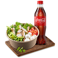Bild migrolino TRULY GOOD Salad Bowl & Coca-Cola 50cl